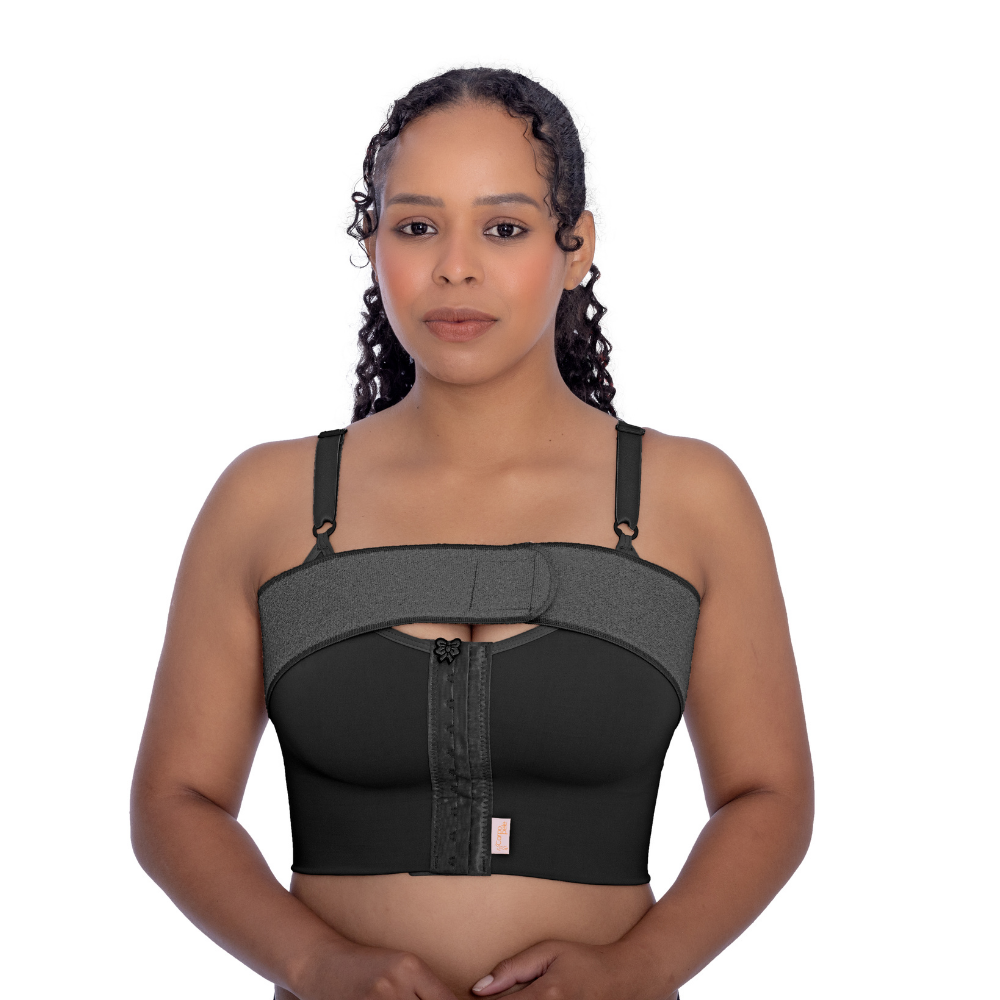 Sutiã com Colchetes Aberto Frente - Faixa De Mama Embutida