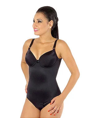 Modelador Body com Bojo, sem pernas fechado - Corpo Pele