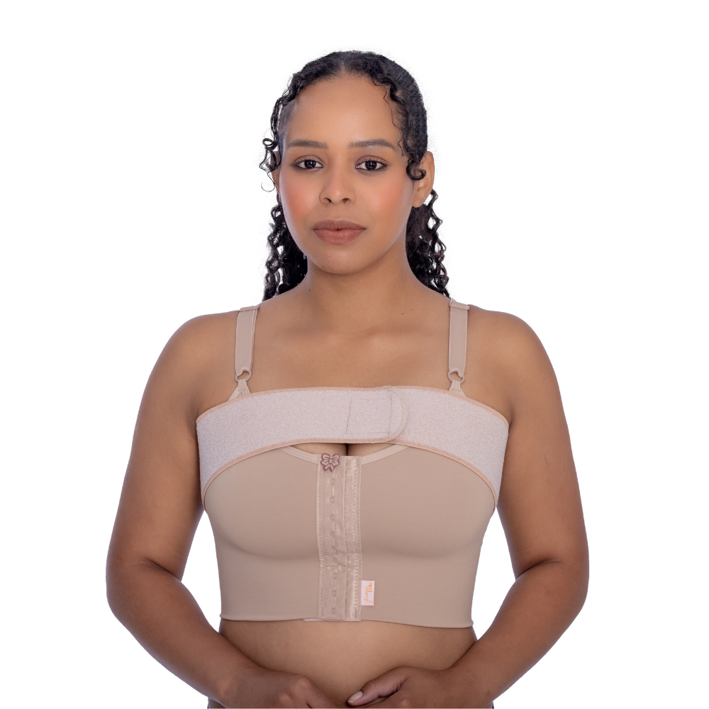 Sutiã com Colchetes Aberto Frente - Faixa De Mama Embutida