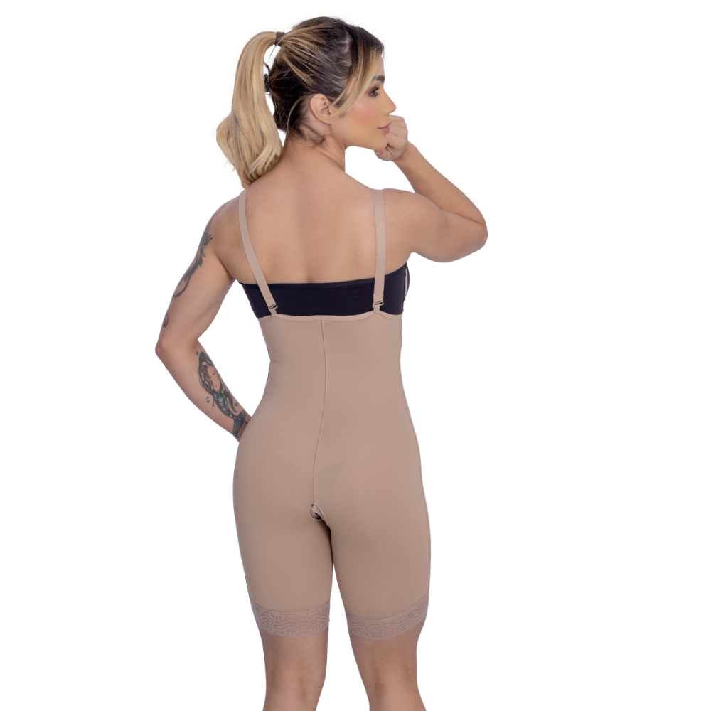 Bermuda Modeladora cintura alta perna 1/2 coxa ab frontal