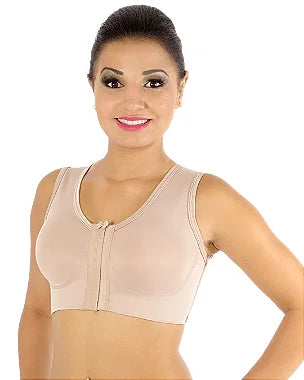 Dois Sutiãs com colchetes na frente, alça camiseta - CONFORT - CORPO PELE