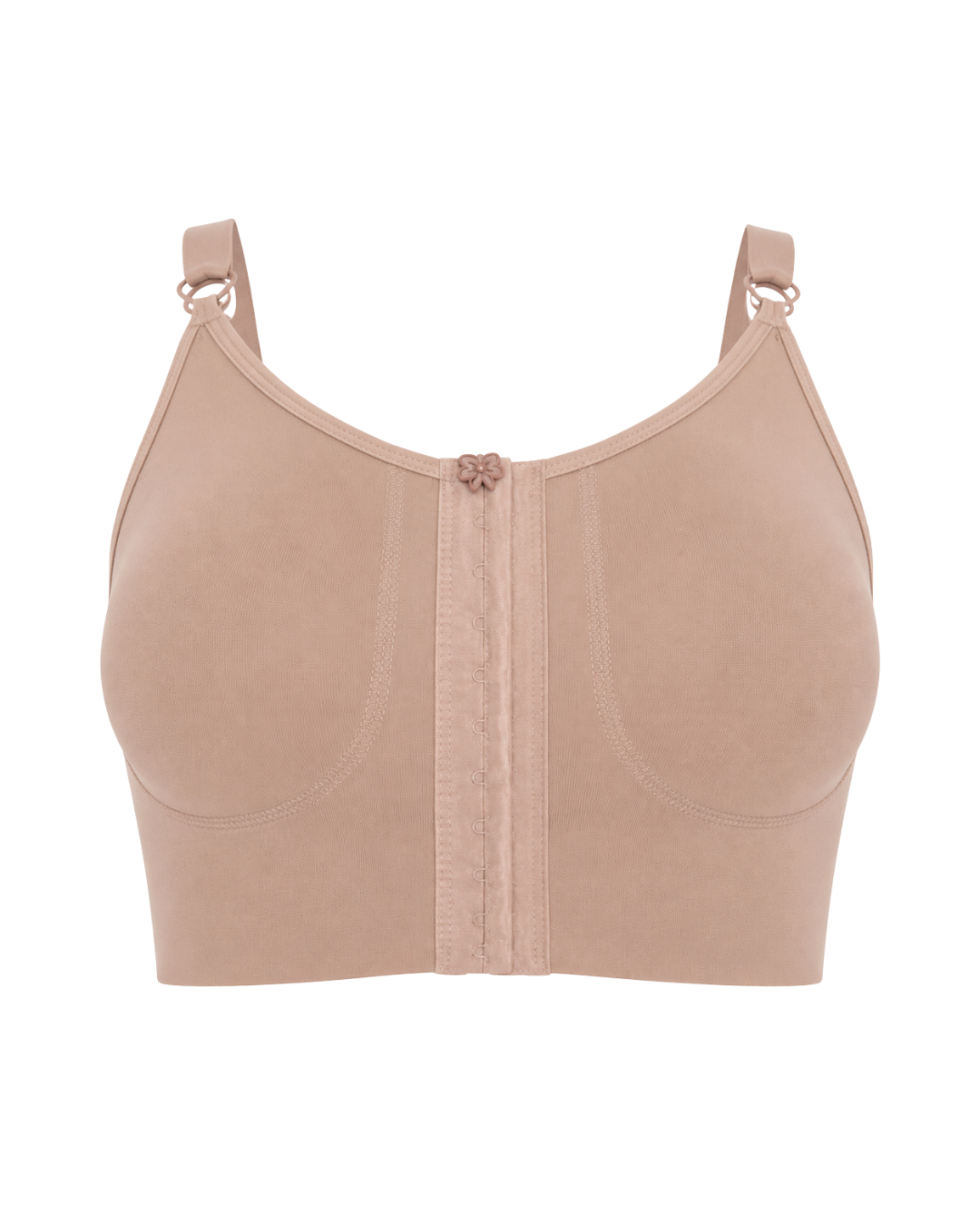 Sutiã Feminino Cirúrgico Com Colchete Frontal e Alça Fina