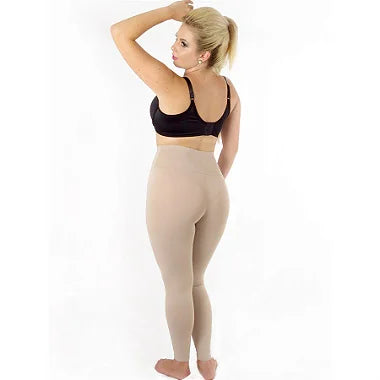 Calça Modeladora Feminina Com Cós Duplo Até o Tornozelo