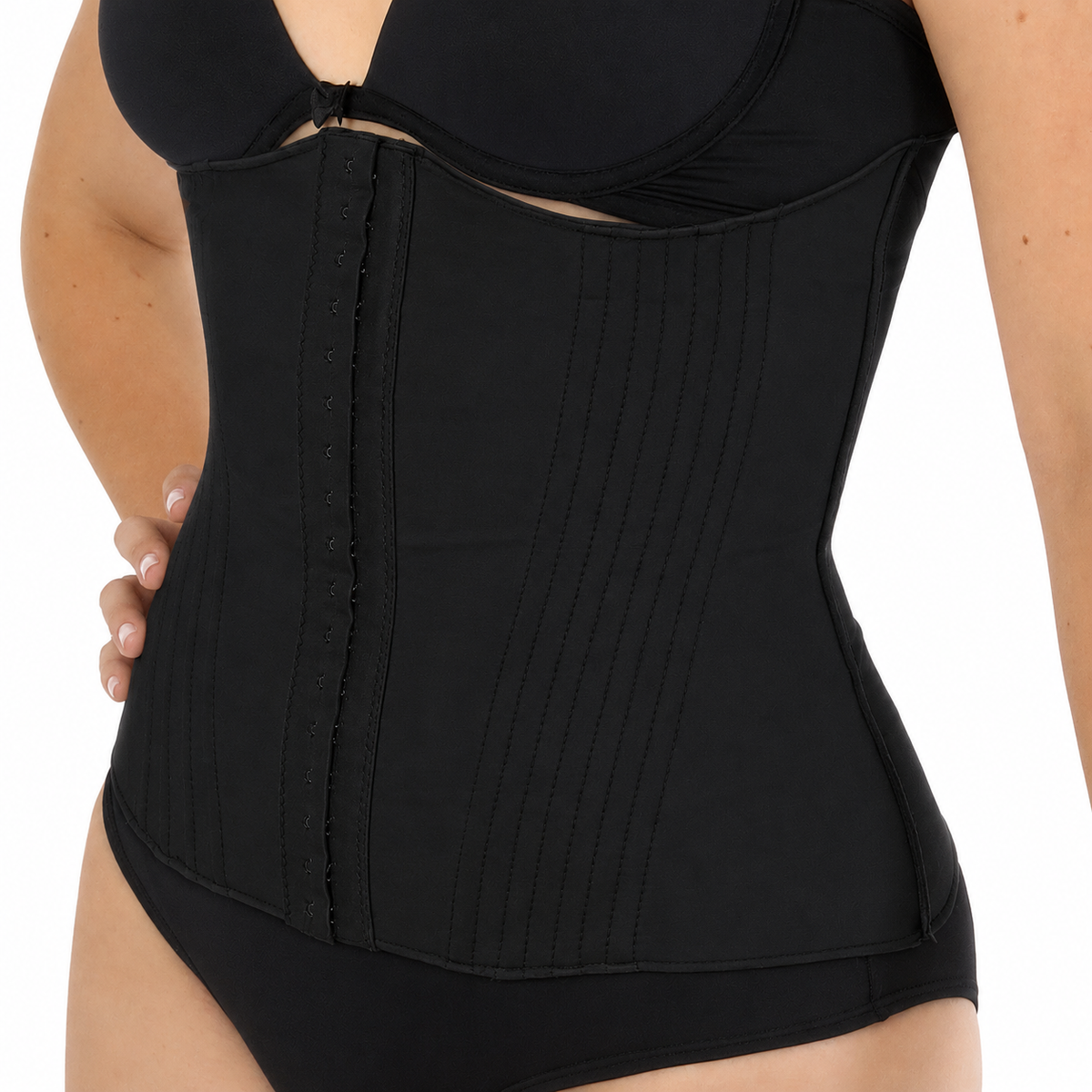 Modelador Estético Feminino Com 16 Barbatanas e Colchetes