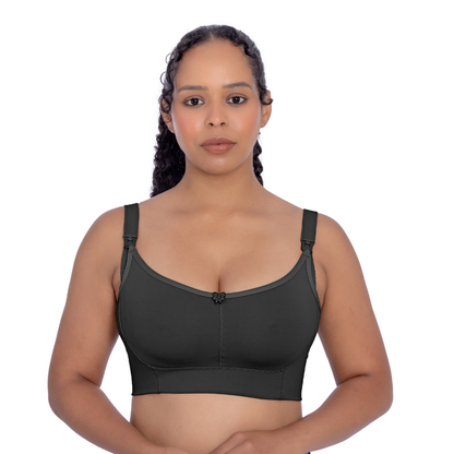 Combo De Sutiã Amamentação Busto Pré Moldado Suporte em L + Calcinha Pós Parto - Corpo Pele