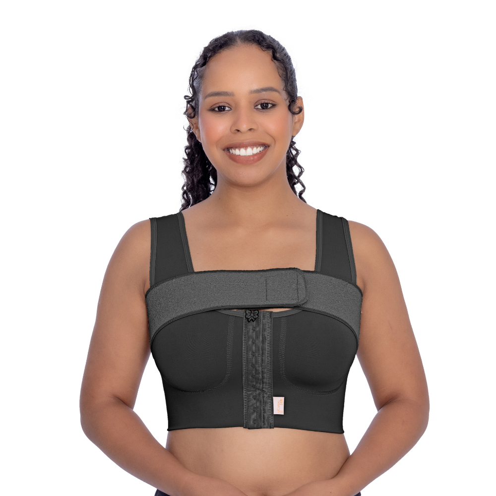Sutiã com Colchetes Alça Regata - Faixa De Mama Embutida