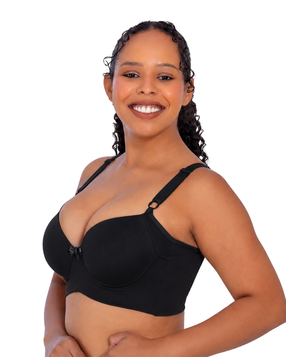 Sutiã Feminino Com Bojo Colchete Nas Costas Lateral Alta