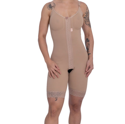 Kit De Modelador Com Busto 1/2 Coxa Alça Fina + Kit Trio Placas - Corpo Pele