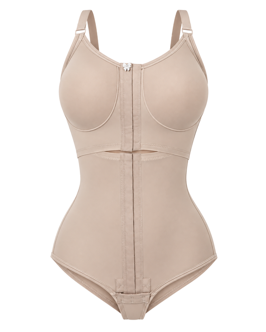 Modelador Feminino Body BiPartido Alça Fina