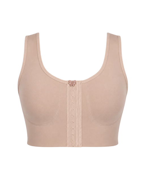 Sutiã Feminino Para Prótese Com Colchetes  Alça Larga