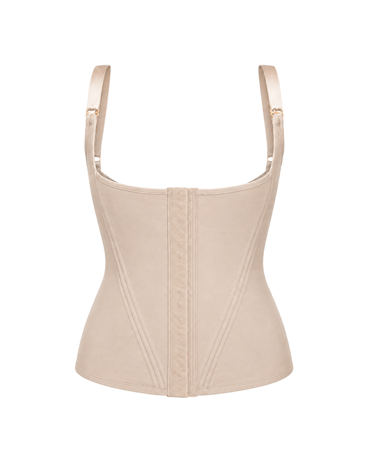 Modelador Feminino De Cintura C/ Alça S/ busto 16 Barbatana