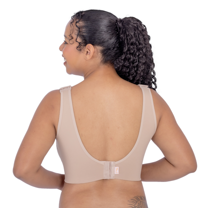 Sutiã Bojo Feminino C/ Aro Alça Regata Colchete Ombro 2x3
