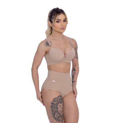 Calcinha de Modelagem Feminina Cós Médio Duplo