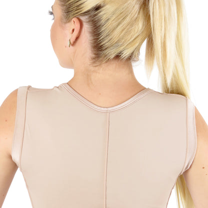 Modelador Feminino Com Busto Perna Abaixo Do Joelho