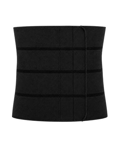 Faixa Elástica Abdomina C/ Velcro 3 ou 4 Gomos - Preta