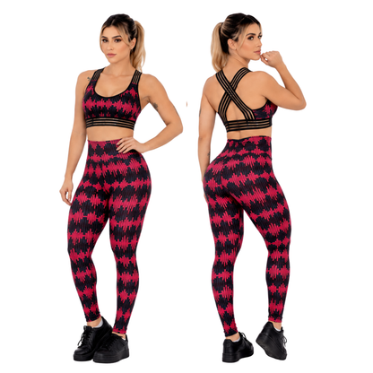 Calça Legging Estampada E-Sport - Corpo Pele